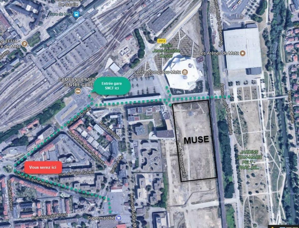 Studio Gare Metz Cote Cour 外观 照片